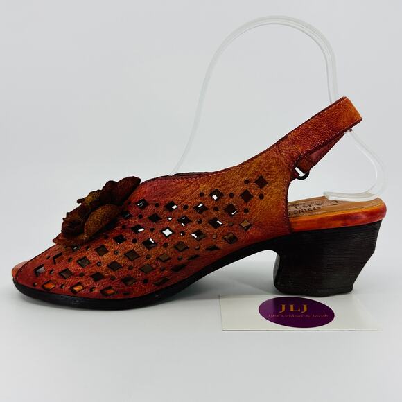 Spring Step L'Artiste Women's Lovella Leather Sandals Size 38 EU/ 7.5-8 US - Picture 8 of 12